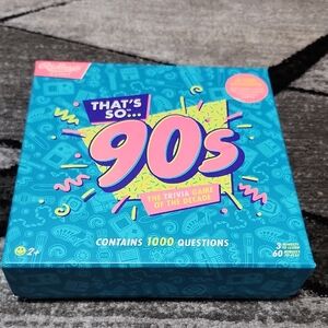 RIDLEY'S THAT'S SO 90'S TRIVIA GAME 2+ PLAYERS KIDS TO ADULTS FAMILY GAME NIGHT